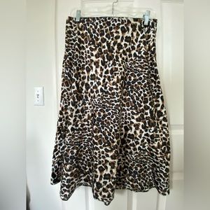 Silk High Waisted Skirt